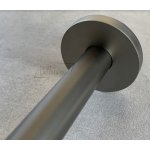   Ritmonio Ramię ścienne do deszczownicy 350 mm frosted black chrome U0BA8082F31