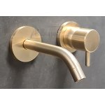      Ritmonio Reverso Bateria umywalkowa podtynkowa kpl. wylewka 14 cm Champagne Q0BA6013SPSXCHX