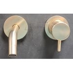      Ritmonio Reverso Bateria umywalkowa podtynkowa kpl. wylewka 14 cm Champagne Q0BA6013SPSXCHX