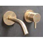      Ritmonio Reverso Bateria umywalkowa podtynkowa kpl. wylewka 14 cm Champagne Q0BA6013SPSXCHX