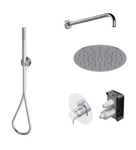      Ritmonio Reverso Zestaw natryskowy ścienny chrom RITRITMONIOREVERSO1 WYPRZEDAŻ MAGAZYNOWA!!