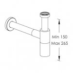 Ritmonio Syfon Umywalkowy chrom RCMB027CRL