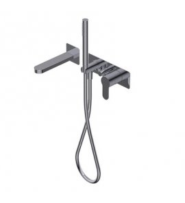 Ritmonio Tab Bateria wannowa podtynkowa z wylewką i słuchawką chrom PR37EC101CRL