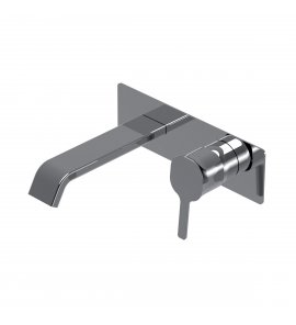 Ritmonio Taormina Bateria umywalkowa ścienna podtynkowa chrom PR35AZ102CRL