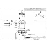Ritmonio Taormina Bateria wannowa podtynkowa z wylewką i słuchawką chrom PR35EN101CRL