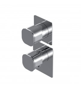 Ritmonio Taormina Bateria wannowo-natryskowa termostatyczna podtynkowa chrom PR35HG202CRL