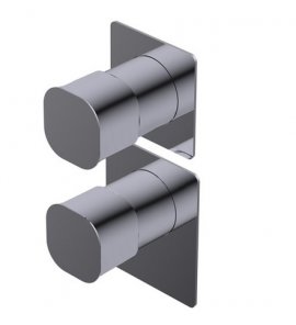 Ritmonio Taormina Bateria wannowo-prysznicowa termostatyczna podtynkowa chrom PR35HC201CRL