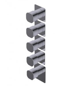 Ritmonio Taormina Bateria wannowo-prysznicowa termostatyczna podtynkowa chrom PR35HJ201CRL