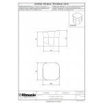 Ritmonio Taormina Uchwyt do baterii bez dźwigni chrom PR35ME001CRL