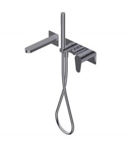 Ritmonio Tip Bateria wannowa podtynkowa z wylewką i słuchawką chrom PR38EC101CRL