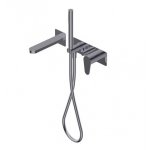 Ritmonio Tip Bateria wannowa podtynkowa z wylewką i słuchawką chrom PR38EC101CRL