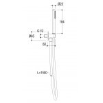    Ritmonio Zestaw prysznicowy chrom 72J001CRL W MAGAZYNIE!!