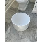 Round Umywalka stawiana na blat ∅40 cm biały mat GD1156TMW WYPRZEDAŻ EKSPOZYCJI!!