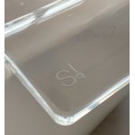  S! SiStool Półka gięta na wannę przeźroczysta 75 cm FR750GAC