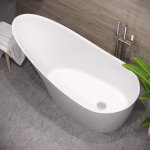 Sanitti Cinque Wanna wolnostojąca 150x70 cm Biały połysk 11050000-BP