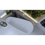 Sanitti Milla Wanna wolnostojąca 165x71 cm Biały połysk 11070000-BP