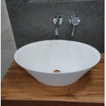 Sanitti Sei Umywalka stawiana na blat 50x35 cm biała SEI-50-BP