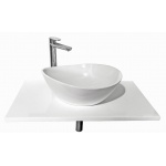 Sanitti Tre Umywalka stawiana na blat 47x38 cm Biała TRE-47-BP