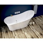 Sanitti UNO Wanna wolnostojąca 164,5x76,6 cm Biały połysk 11010000-BP
