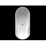 Sanitti UNO Wanna wolnostojąca 164,5x76,6 cm Biały połysk 11010000-BP