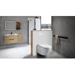 Sapho Veen Clean Miska wisząca bezrantowa z funkcją bidetki 59,3x37 z deską wolnoopadającą biały VE421