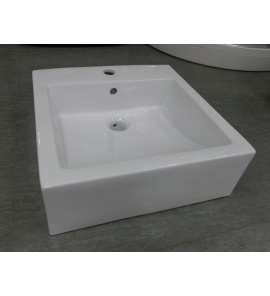 Blocco Umywalka stawiana na blat kwadratowa 47x47 cm biała UN-002