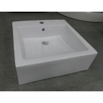 Blocco Umywalka stawiana na blat kwadratowa 47x47 cm biała UN-002