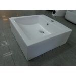 Blocco Umywalka stawiana na blat kwadratowa 47x47 cm biała UN-002