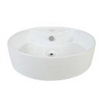   Ovo Umywalka stawiana na blat owalna 41x52 cm biała UN-041 PROMOCJA!