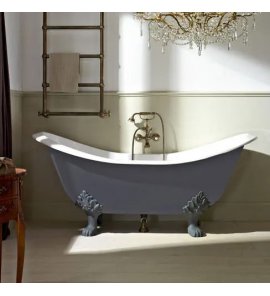 Zucchetti Agora Bateria wannowa 4-otworowa do montażu na brzeg wanny chrom ZAM486