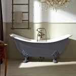 Zucchetti Agora Bateria wannowa 4-otworowa do montażu na brzeg wanny chrom ZAM486