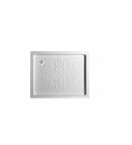 Zucchetti Agora Bateria natryskowa termostatyczna podtynkowa 1/2" z 4 zaworami odcinającymi element zewnętrzny chrom ZAG662