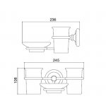 Zucchetti Nikko Bateria umywalkowa jednouchwytowa z wydłużoną wylewką bez korka chrom ZKK700