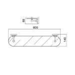 Zucchetti Nikko Bateria umywalkowa 2-otworowa jednouchwytowa podtynkowa z perlatorem 170 mm element zewnętrzny chrom ZKK673