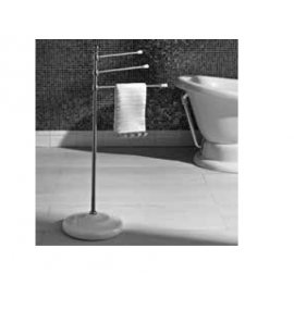 Zucchetti Nikko Bateria bidetowa jednouchwytowa z korkiem 1¼”, wężyki podłączeniowe, perlator chrom ZKK320