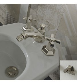 Zucchetti Delfi Bateria bidetowa 3-otworowa chrom Z46268.8008