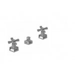 Zucchetti Jingle Bateria wannowo-natryskowa wolnostojąca jednouchwytowa z przełącznikiem oraz słuchawką chrom ZIN740