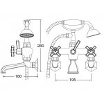 Zucchetti Jingle Bateria natryskowa termostatyczna podtynkowa 1/2" z 3 zaworami odcinającymi element zewnętrzny chrom ZIN661