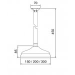 Zucchetti Jingle Przełącznik 2/3-drogowy podtynkowy ½\'\', bez otwarcia/zamknięcia wody chrom Z94595