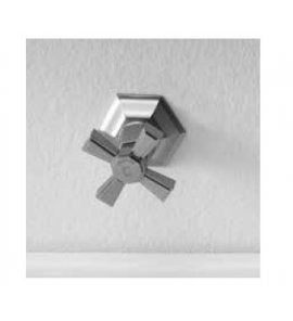 Zucchetti Jingle Bateria natryskowa termostatyczna podtynkowa 1/2" z zaworem odcinającym element zewnętrzny chrom ZIN659