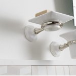 Zucchetti Simply Beautiful Bateria natryskowa termostatyczna podtynkowa 1/2" z zaworem odcinającym element zewnętrzny chrom ZSB5659