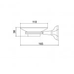 Zucchetti Simply Beautiful Bateria natryskowa termostatyczna podtynkowa 1/2" z zaworem odcinającym element zewnętrzny chrom ZSB5659