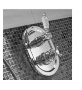 Zucchetti Pan Przełącznik 2-drogowy podtynkowy ½'', bez otwarcia/zamknięcia wody chrom Z94597