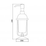 Zucchetti Brim Bateria bidetowa jednouchwytowa z korkiem 1¼”, wężyki podłączeniowe, perlator chrom ZBR384