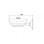 Zucchetti Brim Bateria natryskowa termostatyczna podtynkowa 1/2" z 2 zaworami odcinającymi element zewnętrzny chrom ZBR664