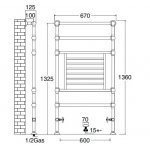 Zucchetti Agora Classic Bateria natryskowa termostatyczna podtynkowa 1/2" z 3 zaworami odcinającymi element zewnętrzny chrom ZAM661
