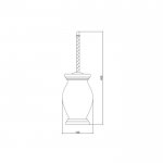 Zucchetti Płyta montażowa do montażu baterii na brzeg wanny chrom R98390