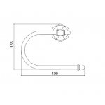Zucchetti Zbiornik na wodę do baterii na brzeg wanny chrom R99790