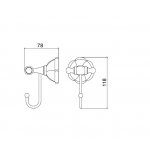 Zucchetti Słuchawka shut-off wc/bidet z przyciskiem on/off chrom Z94248