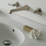 Zucchetti Delfi Bateria natryskowa termostatyczna podtynkowa 1/2" z 2 zaworami odcinającymi element zewnętrzny chrom Z46660